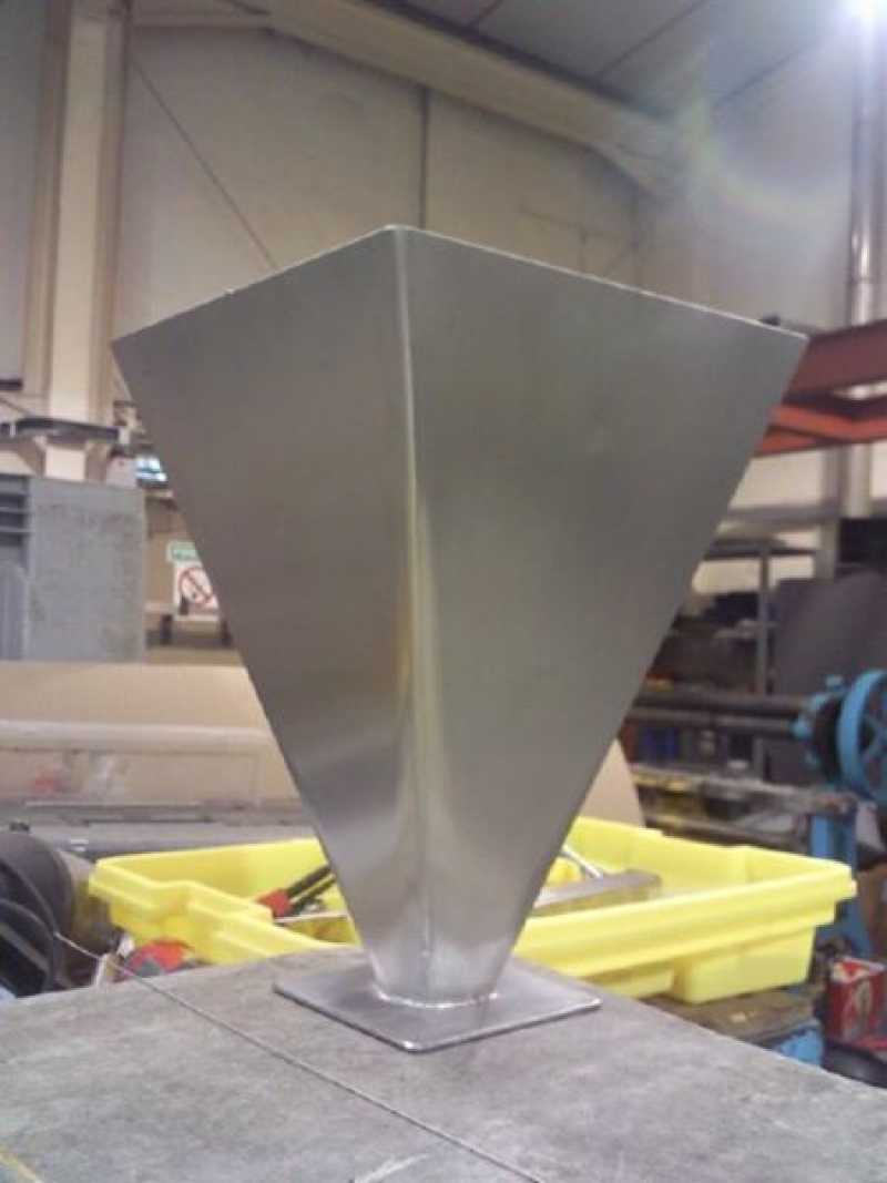 Square to Round Hopper